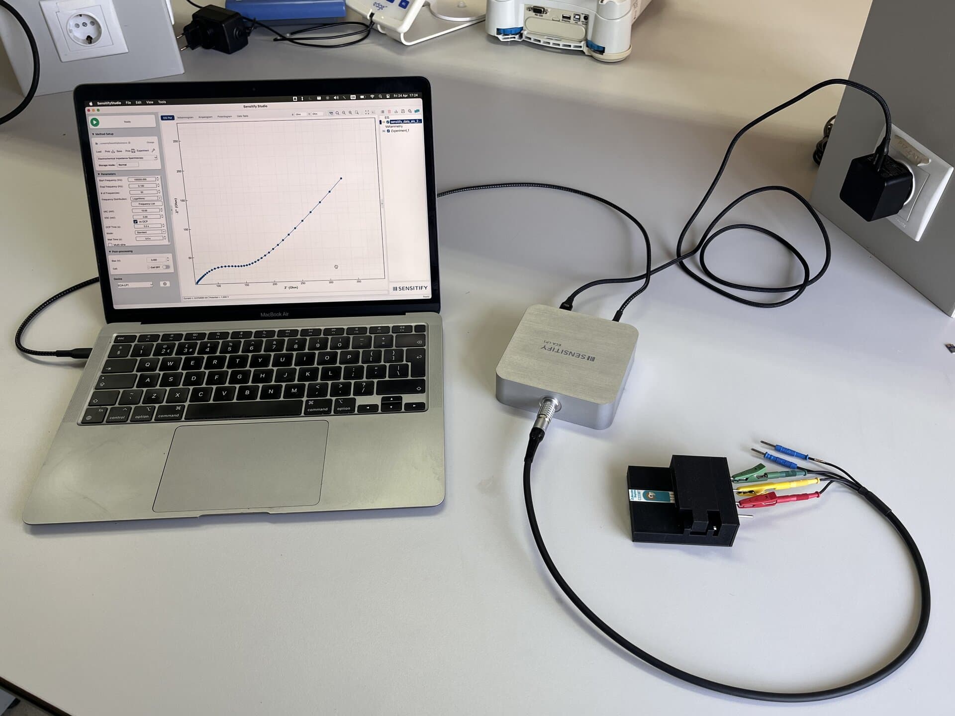 ECA-LP1 measurement setup